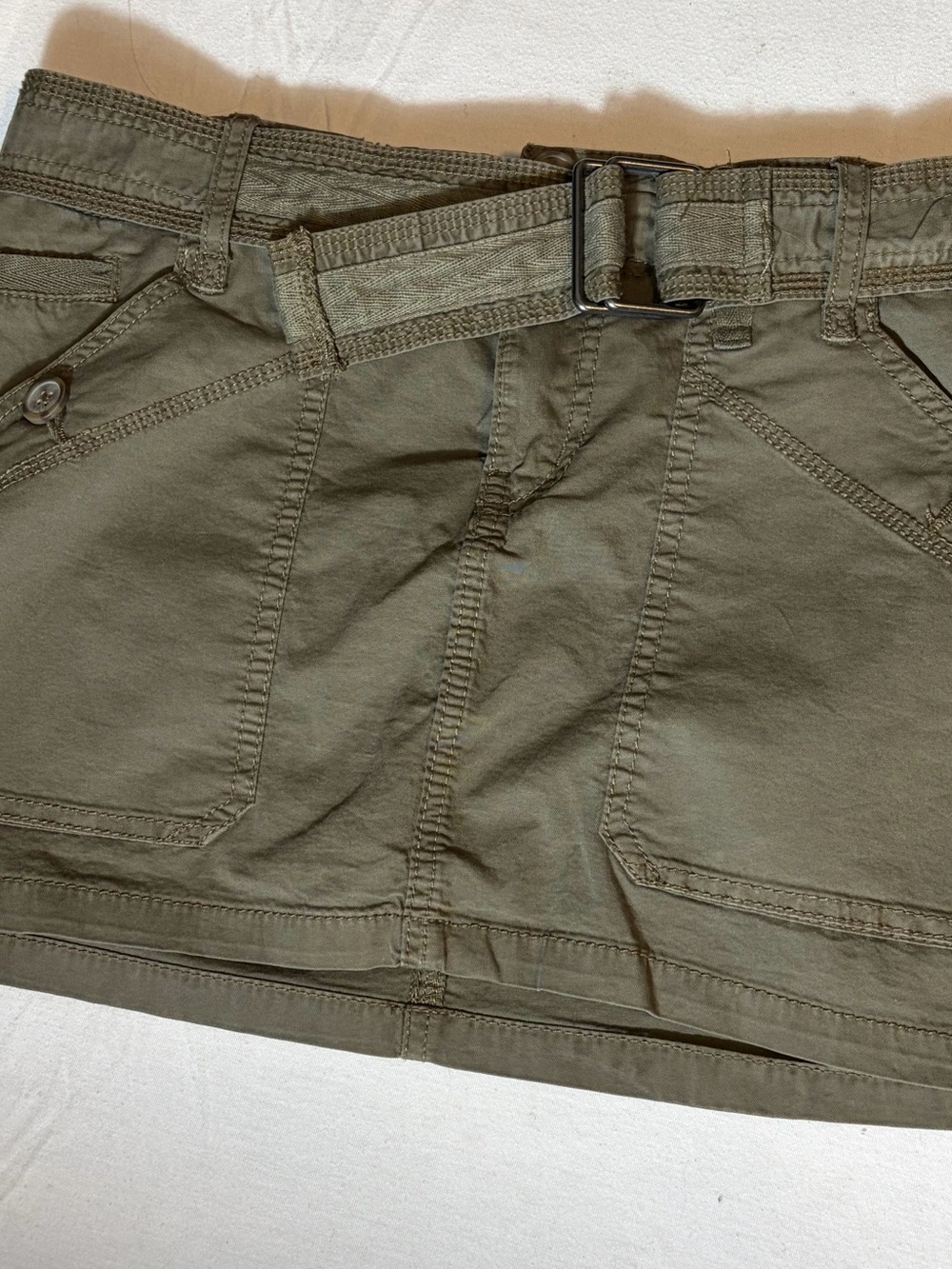 Garage Women's Mini Skirt - Sage Green